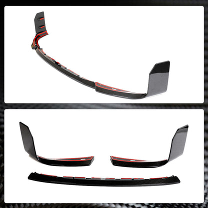 Front Bumper Lip V1 (for G87, Carbon) for BMW 2 Series G42 2021- - image 11