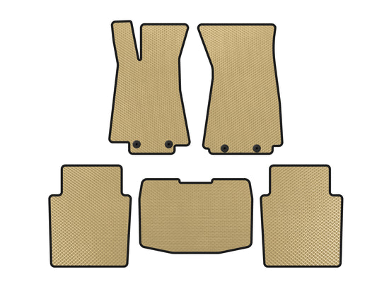 EVA Floor Mats (SD, Beige) for Jaguar XJ 2003-2009 - image 1