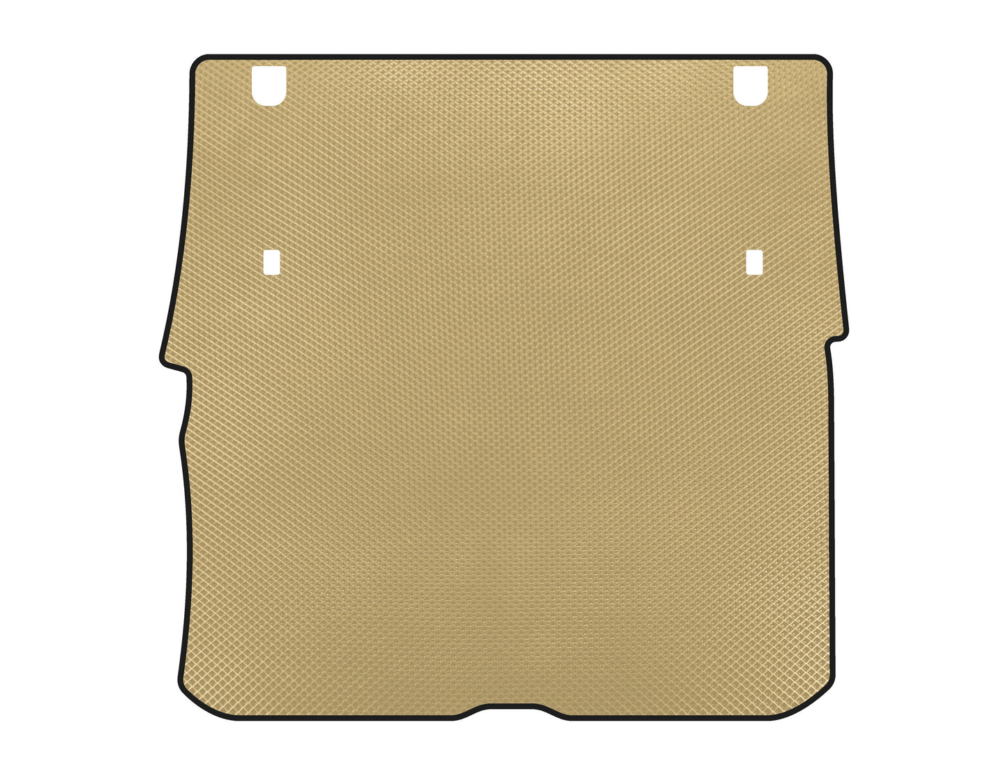 EVA Trunk Mat (2015-2018, without 3rd row, 8-seater, USA, Beige) for Honda Pilot 2015-2022 - image 1