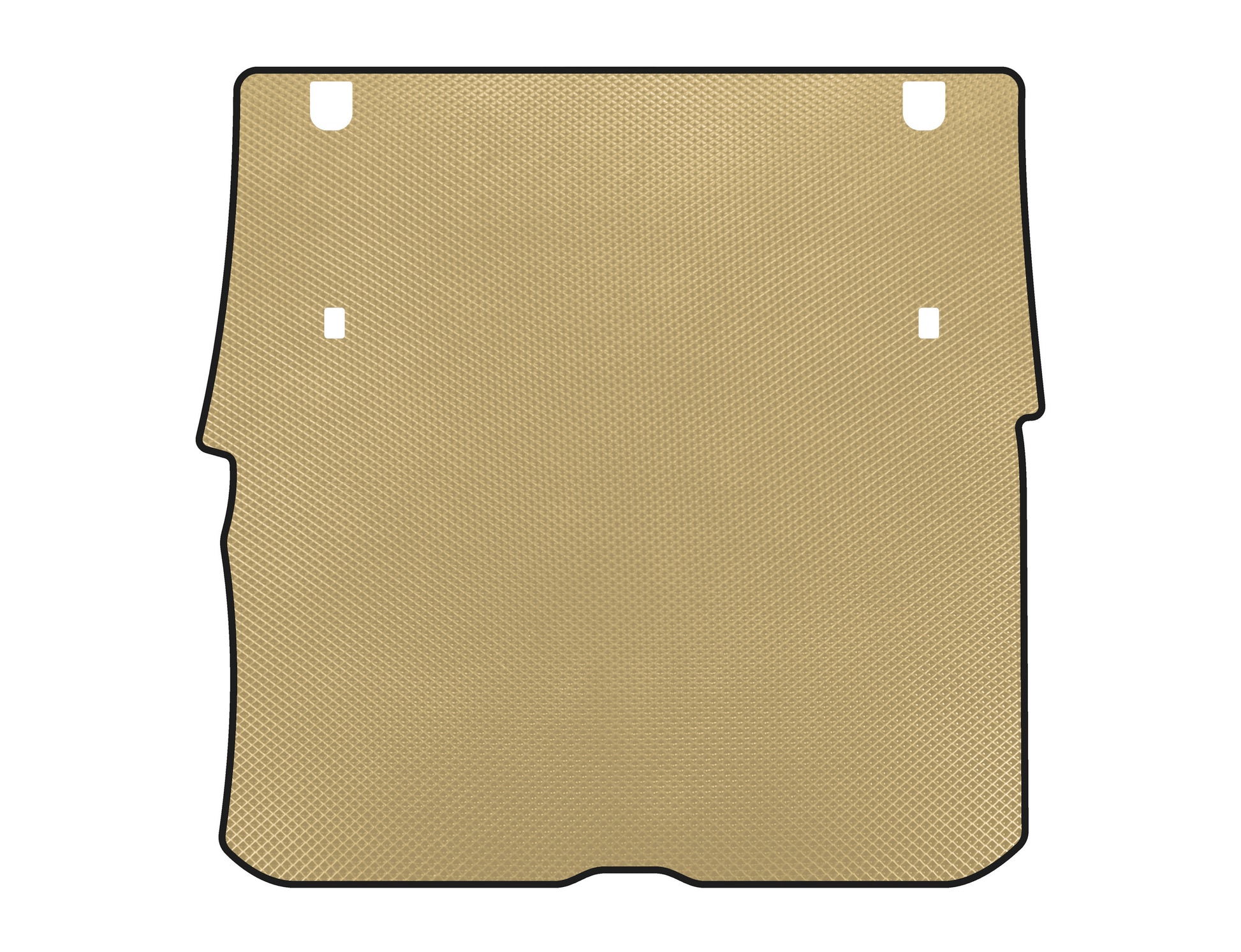 EVA Trunk Mat (2015-2018, without 3rd row, 8-seater, USA, Beige) for Honda Pilot 2015-2022 - image 1