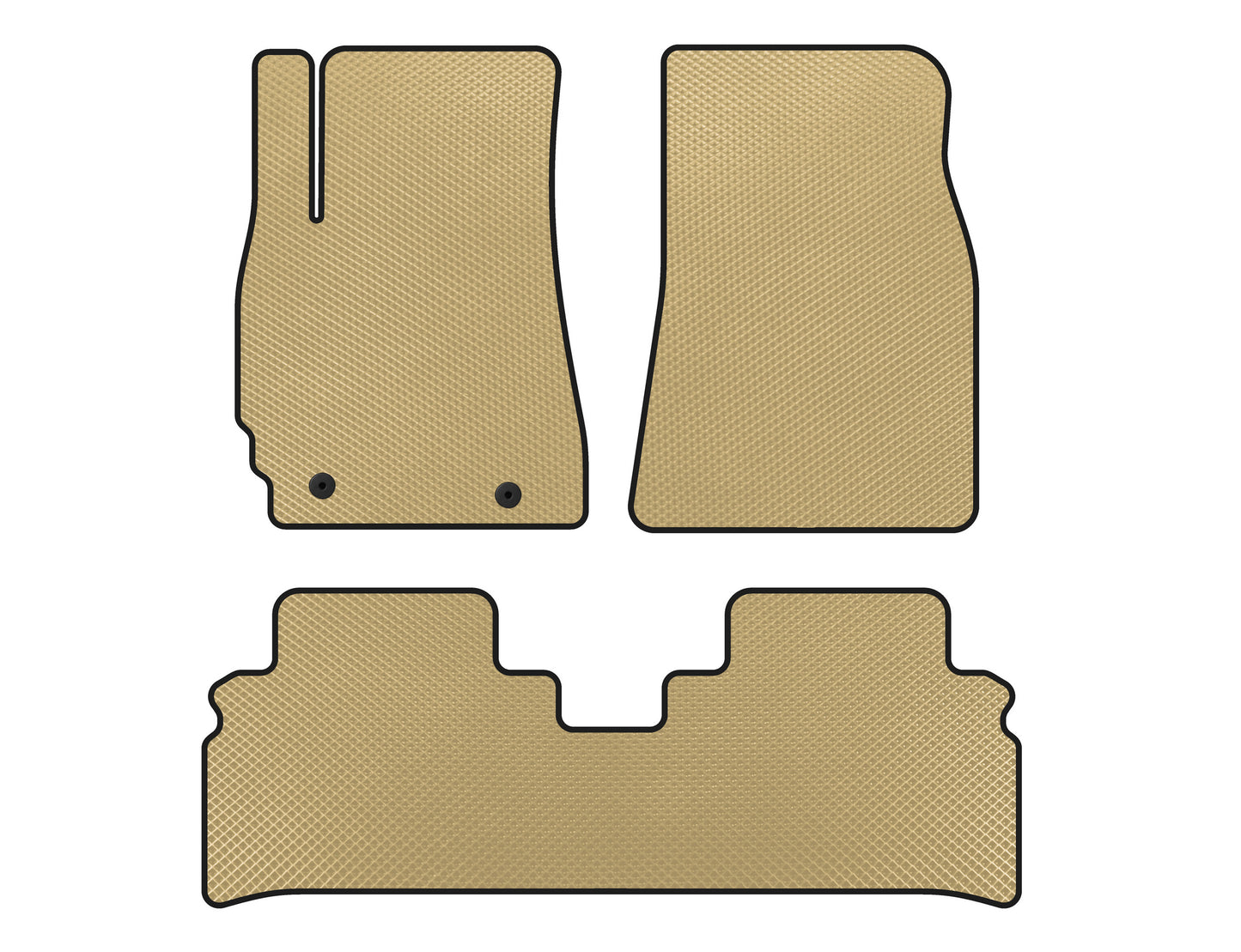 EVA Floor Mats (Beige) for Toyota Highlander 2000-2008 - image 1