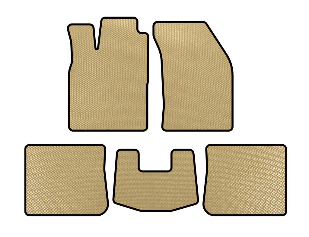 EVA Floor Mats (SD, Beige) for Chery Elara/Alia/Fora/A5 2006- - image 1