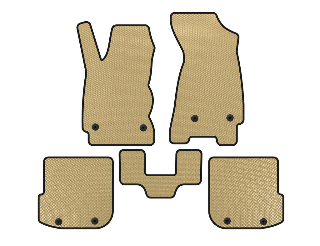 EVA Floor Mats (SW, Beige) for Audi A4 B5 1994-2001 - image 1