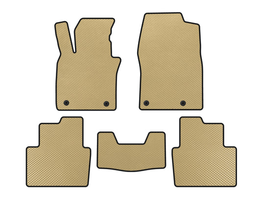 EVA Floor Mats (Beige) for Mazda CX-30 2019- - image 1
