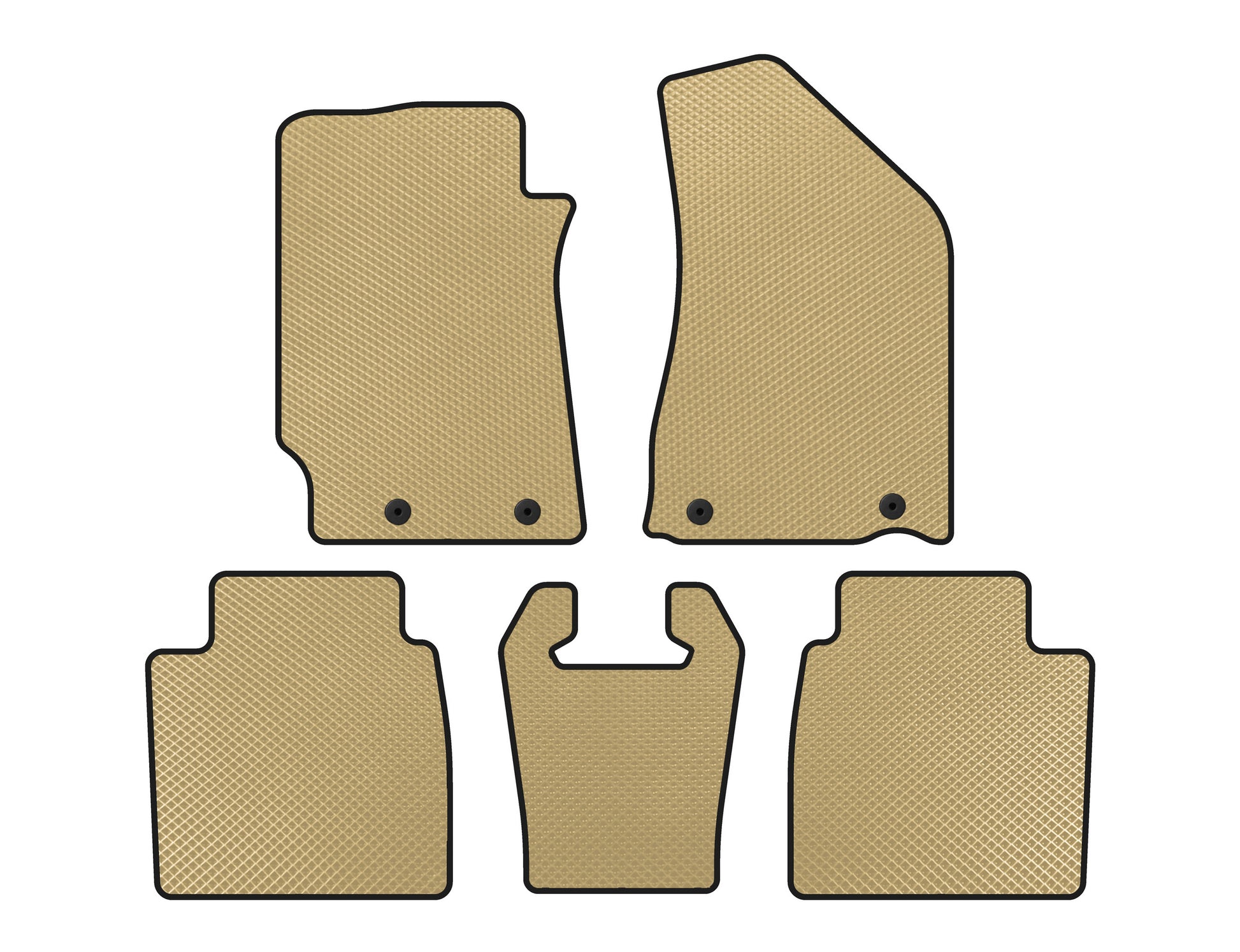 EVA Floor Mats (SD, Beige) for Geely Emgrand EC8 - image 1