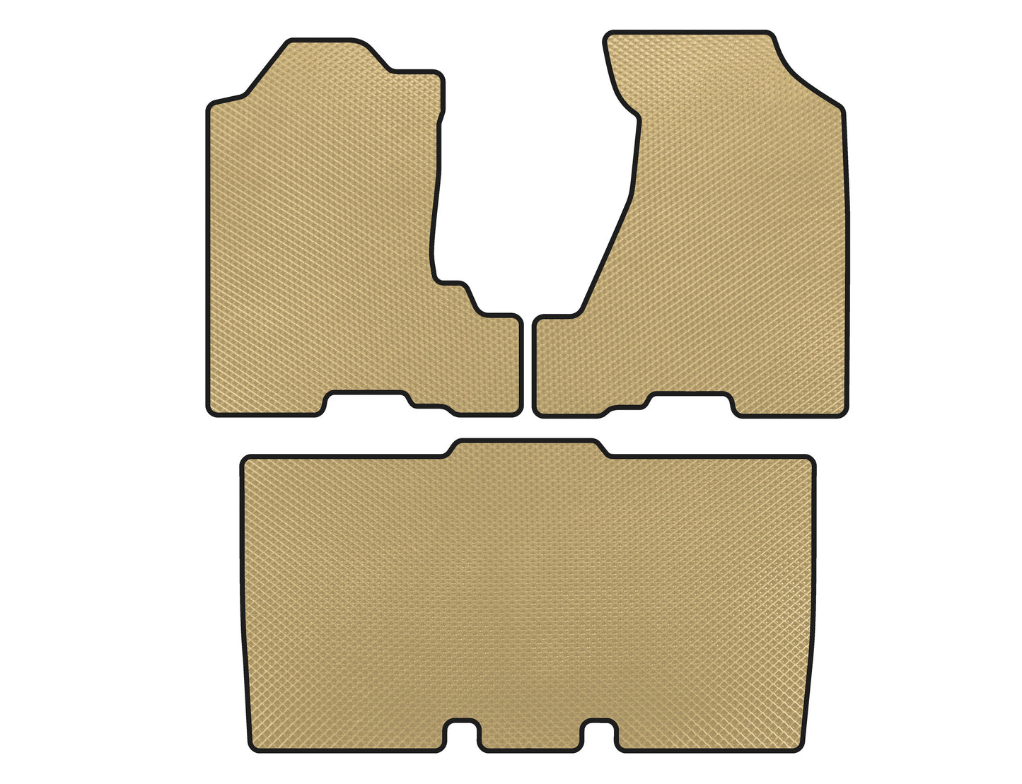 EVA Floor Mats (Beige) for Honda Element 2003-2011 - image 1