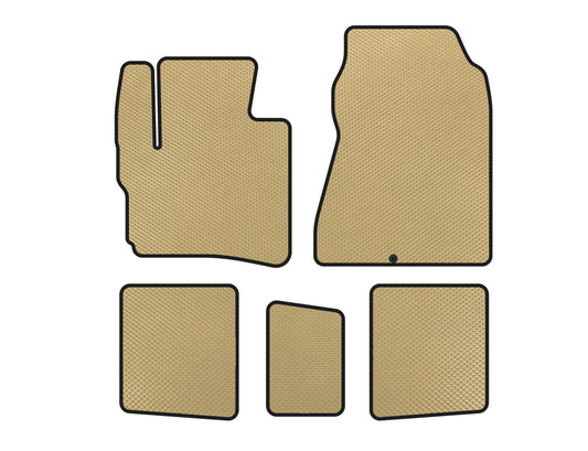 EVA Floor Mats (HB, Beige) for Toyota IQ 2008-2015 - image 1