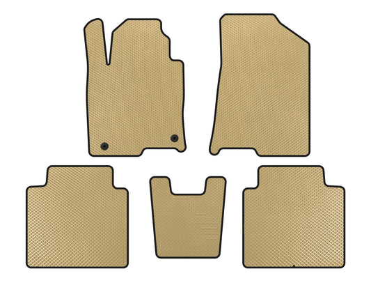 EVA Floor Mats (SD, Beige) for Hyundai Grandeur 2017- - image 1