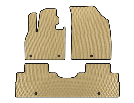 EVA Floor Mats (2 Rows, 8-Seater, Beige) for Hyundai Palisade 2018-2025 - image 1