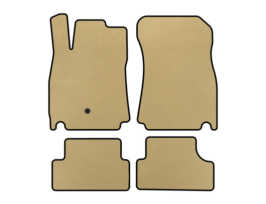 EVA Floor Mats (Coupe, Beige) for Mitsubishi Eclipse Cross 2017- - image 1