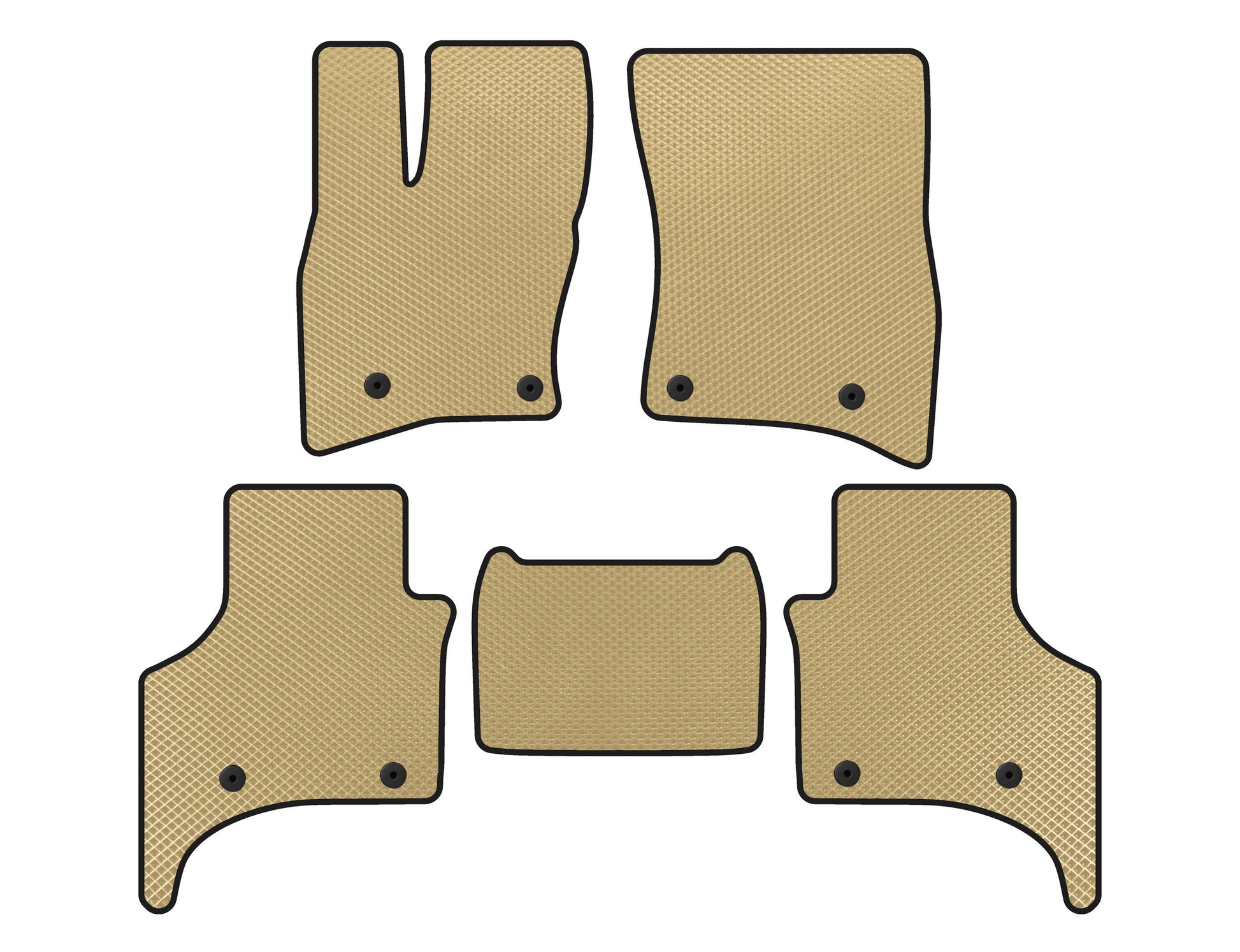 EVA Floor Mats (5-Door, Beige) for Land Rover Defender 2019- - image 1