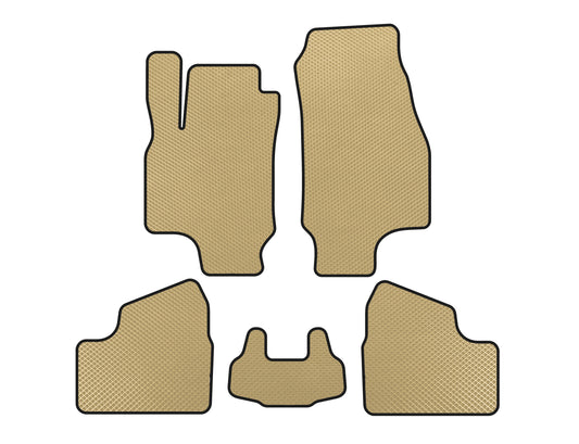 EVA Floor Mats (SD, Beige) for Opel Astra G classic 1998-2012 - image 1