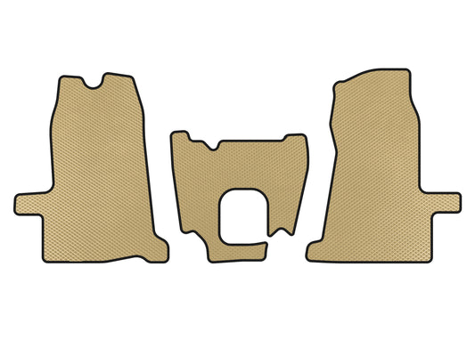 EVA mats (2000-2006, 1+1, manual transmission, Beige) for Ford Transit 2000-2014 - image 1