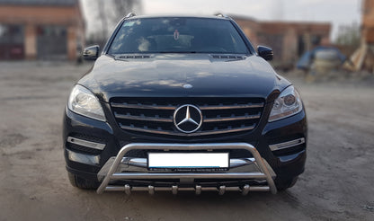 Bull Bar WT003 (Stainless Steel) for Mercedes GLE/ML сlass W166 2011-2018 - image 1