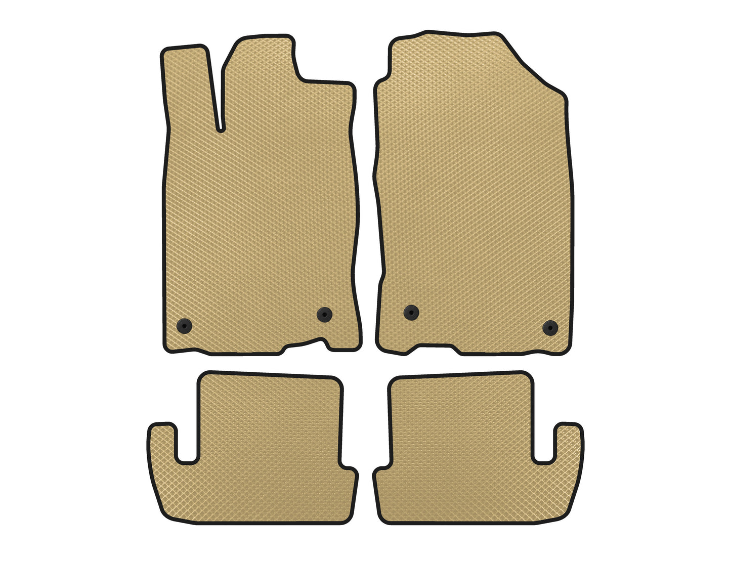 EVA Floor Mats (Beige) for Honda CR-Z - image 1