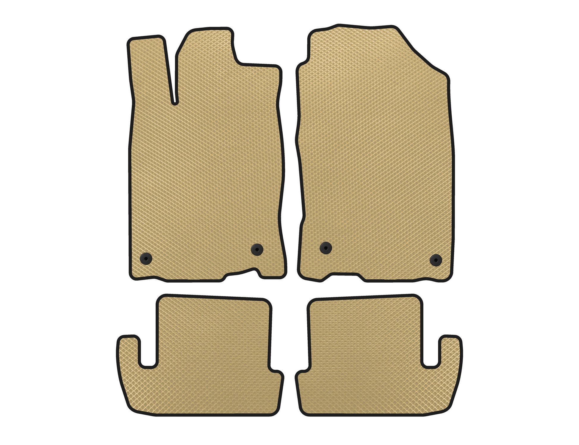 EVA Floor Mats (Beige) for Honda CR-Z - image 1