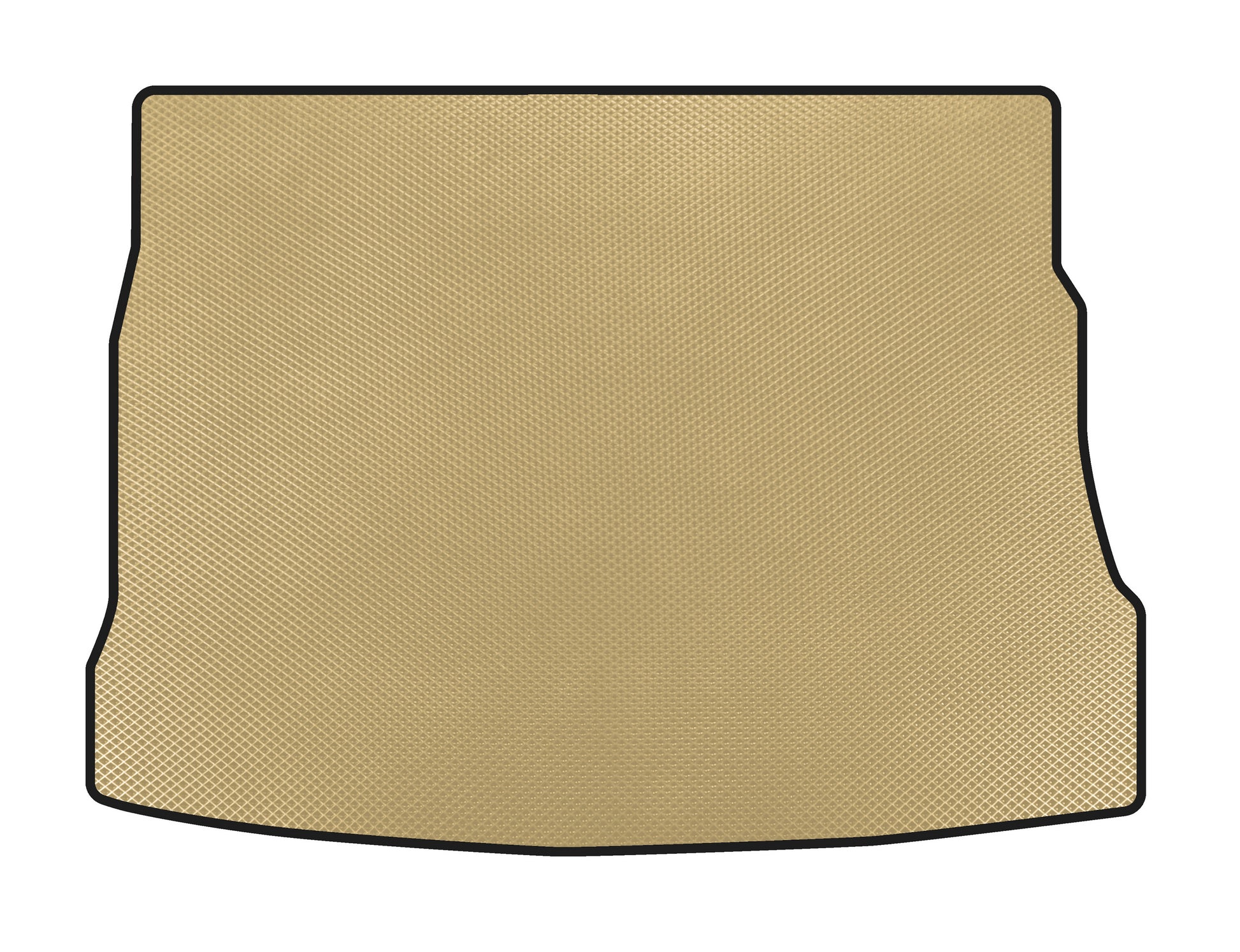 Trunk Mat (2009-2012, HB, Beige) for Kia Ceed 2007-2012 - image 1