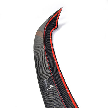 Spoiler V4 (for GTI/R HB 2010-2013, Carbon) for Volkswagen Golf 6 2008-2014 - image 11