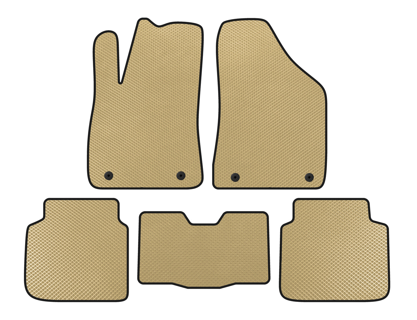 EVA Floor Mats (Beige) for MG 350 2010-2016 - image 1