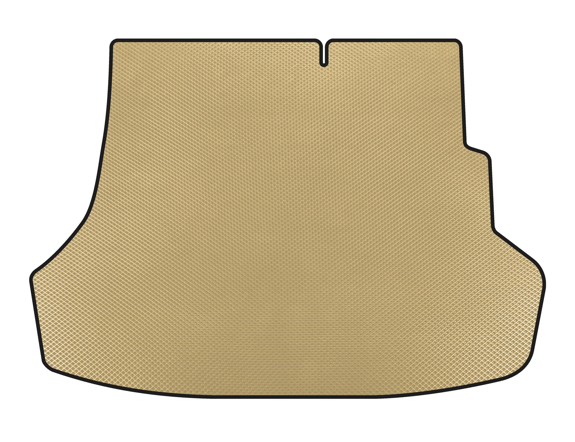 Trunk Mat (2010-2017, SD, Beige) for Hyundai Accent 2011-2017 - image 1