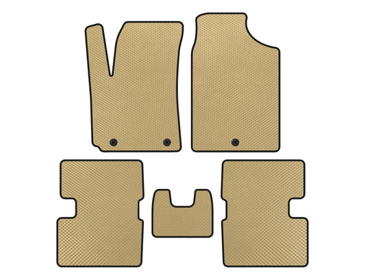 EVA Floor Mats (HB, Beige) for Kia Picanto 2016- - image 1