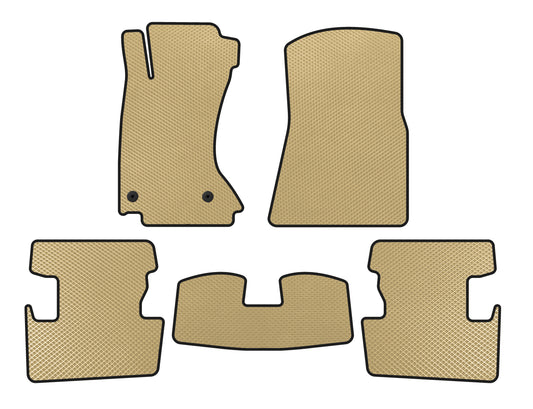 EVA Floor Mats (2008-2013, Beige) for Lexus IS 2005-2013 - image 1