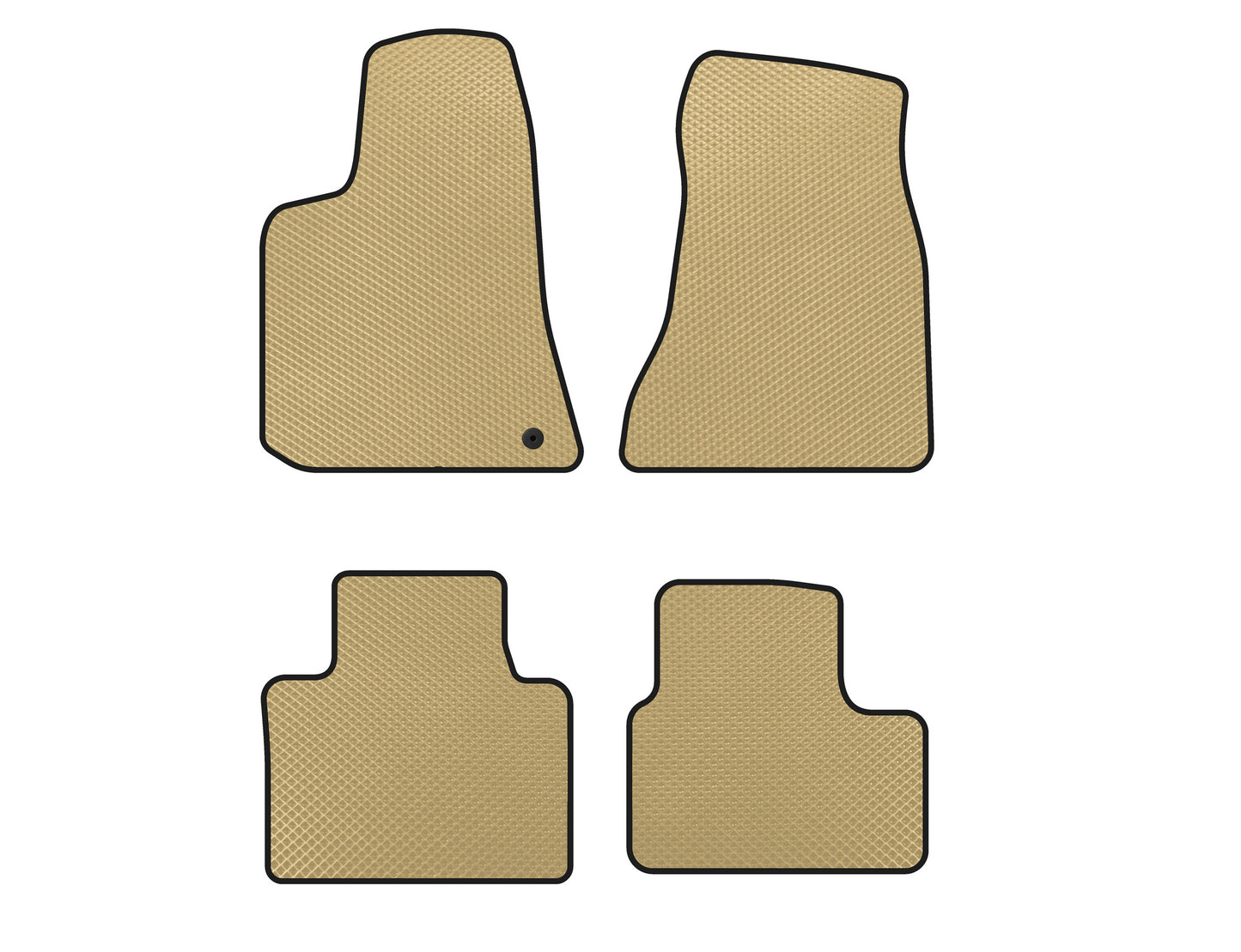 EVA Floor Mats (2005-2010, Beige) for Dodge Charger 2005-2010 - image 1