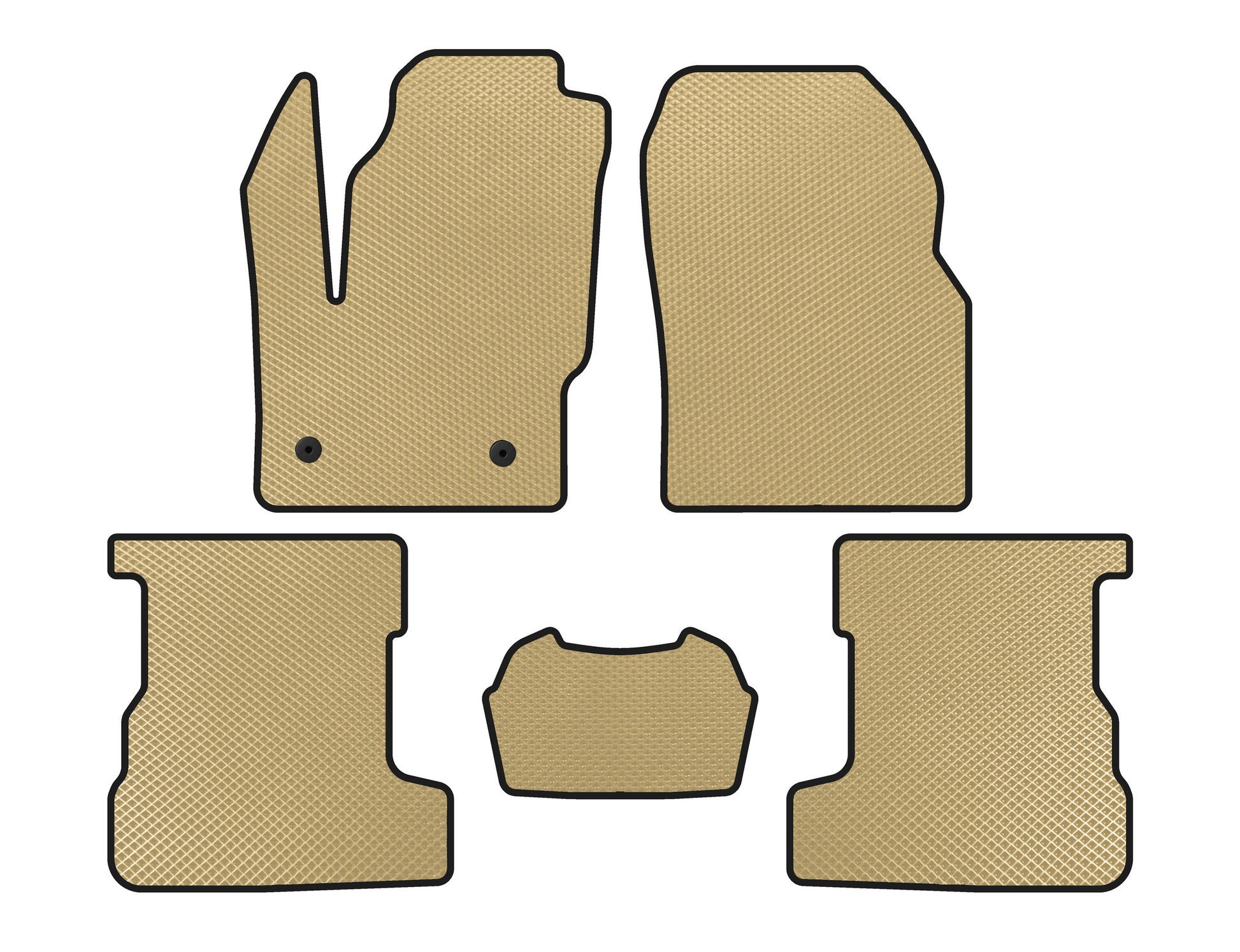 EVA Floor Mats (Beige) for Lincoln MKC 2015- - image 1