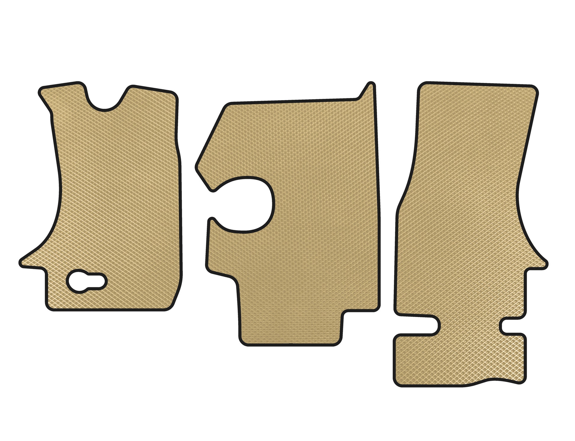 EVA Floor Mats (Beige) for Mercedes T2 (507-814) 1967-1996 - image 1
