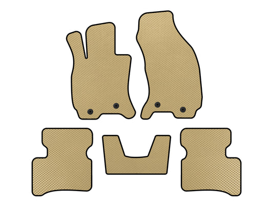 EVA Floor Mats (SD, Floor-Mounted Accelerator, Beige) for Jaguar X-Type 2001-2009 - image 1