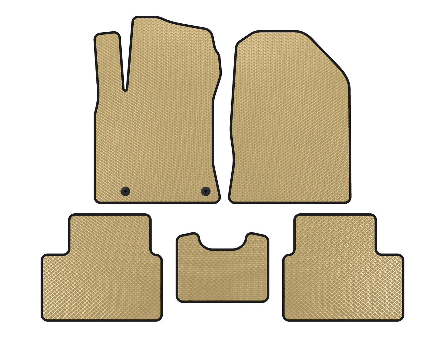 EVA Floor Mats (Beige) for Kia Cerato 4 2019- - image 1