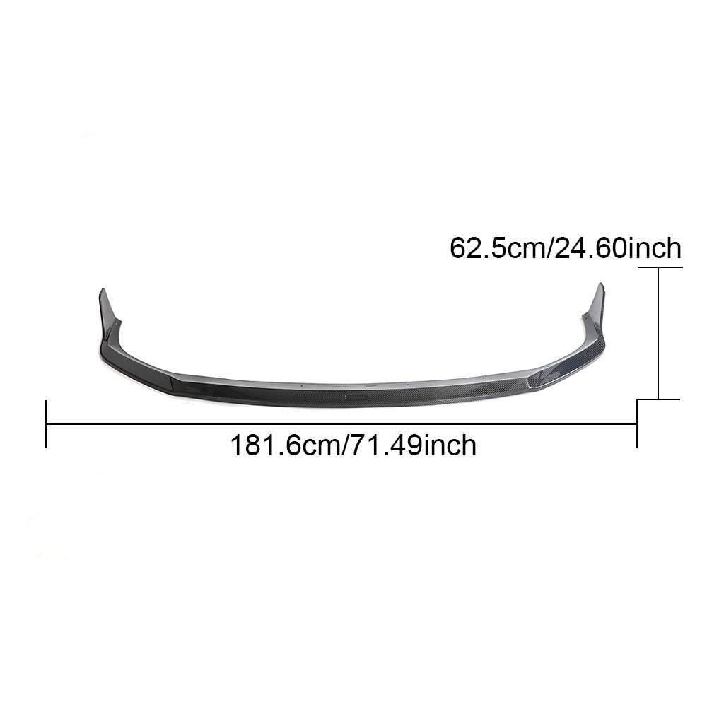 Cover on the front Lip (for RC F 2014-2018, Carbon) for Lexus RC 200t 2014- - image 11
