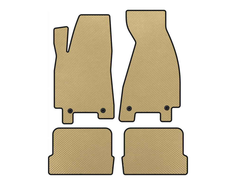 EVA Floor Mats (1991-1996, Coupe, Beige) for Audi 80/90 1987-1996 - image 1