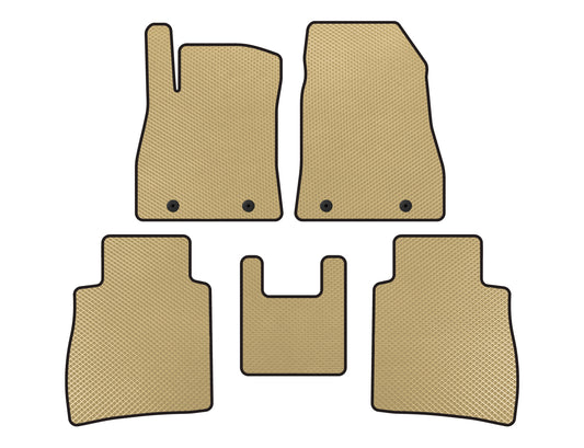 EVA Floor Mats (SD, Beige) for Nissan Sentra 2012-2019 - image 1