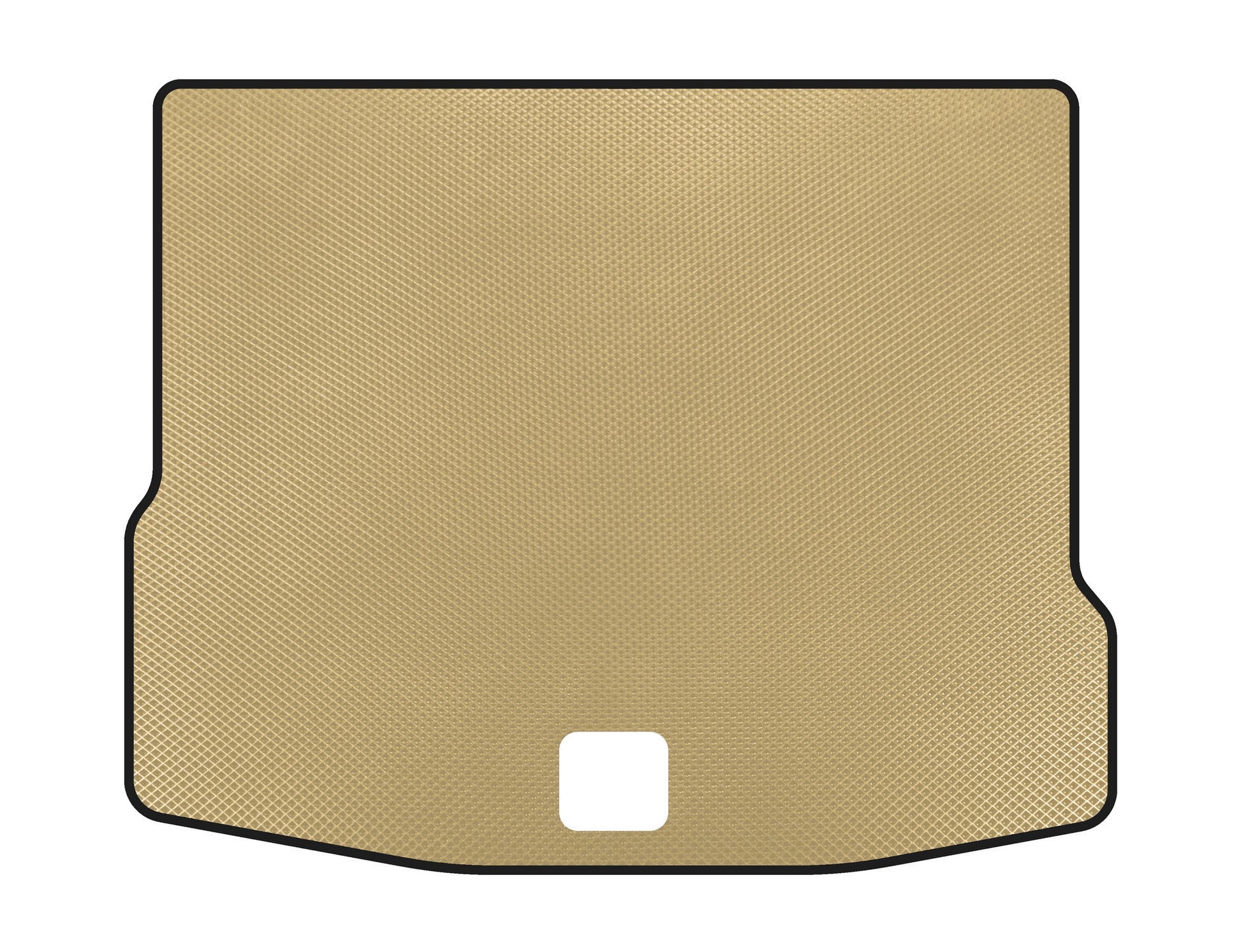 Trunk Mat V1 (USA, Beige) for Volkswagen Tiguan 2016-2023 - image 1