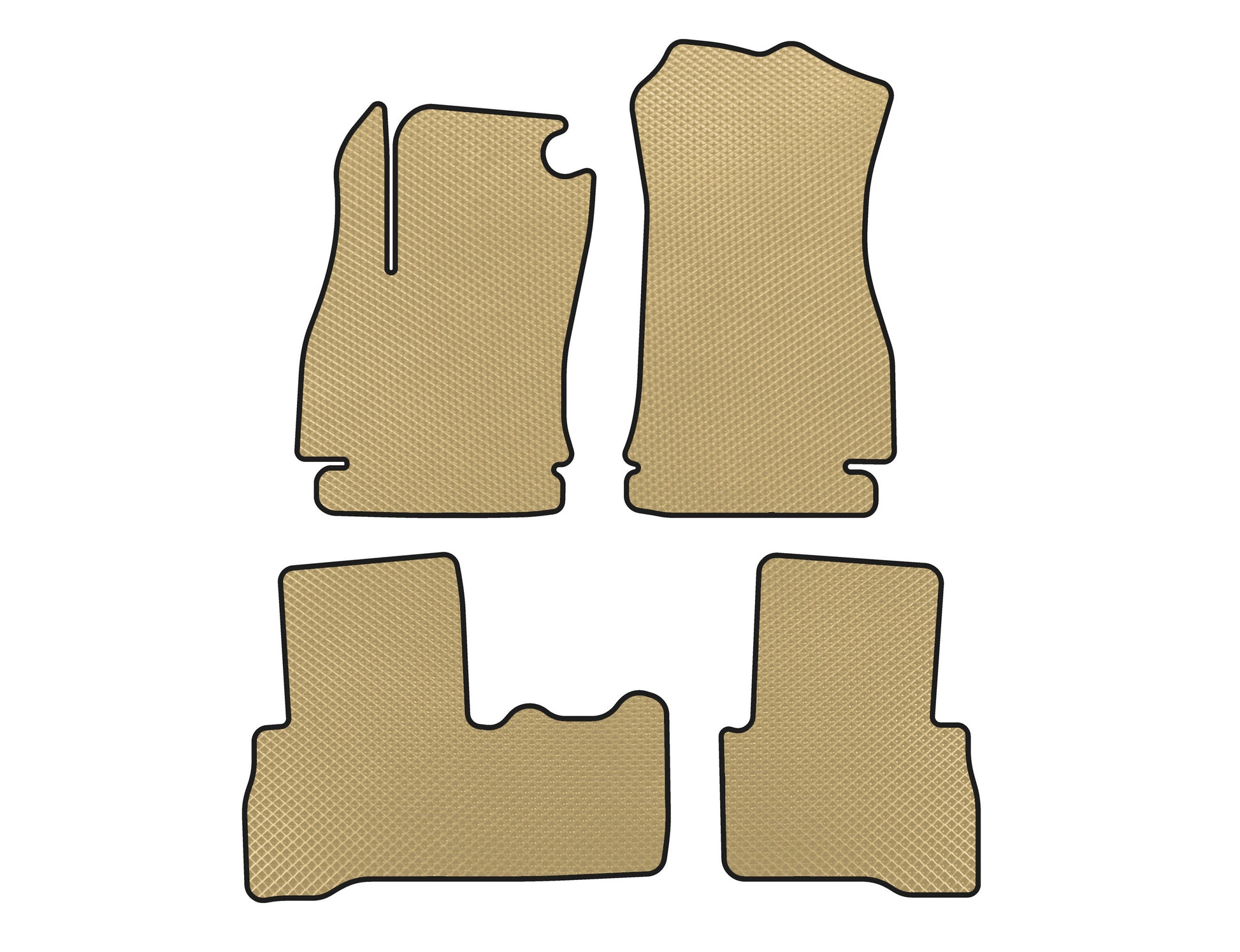 EVA Floor Mats (Beige) for Citroen Nemo 2007-2017 - image 1