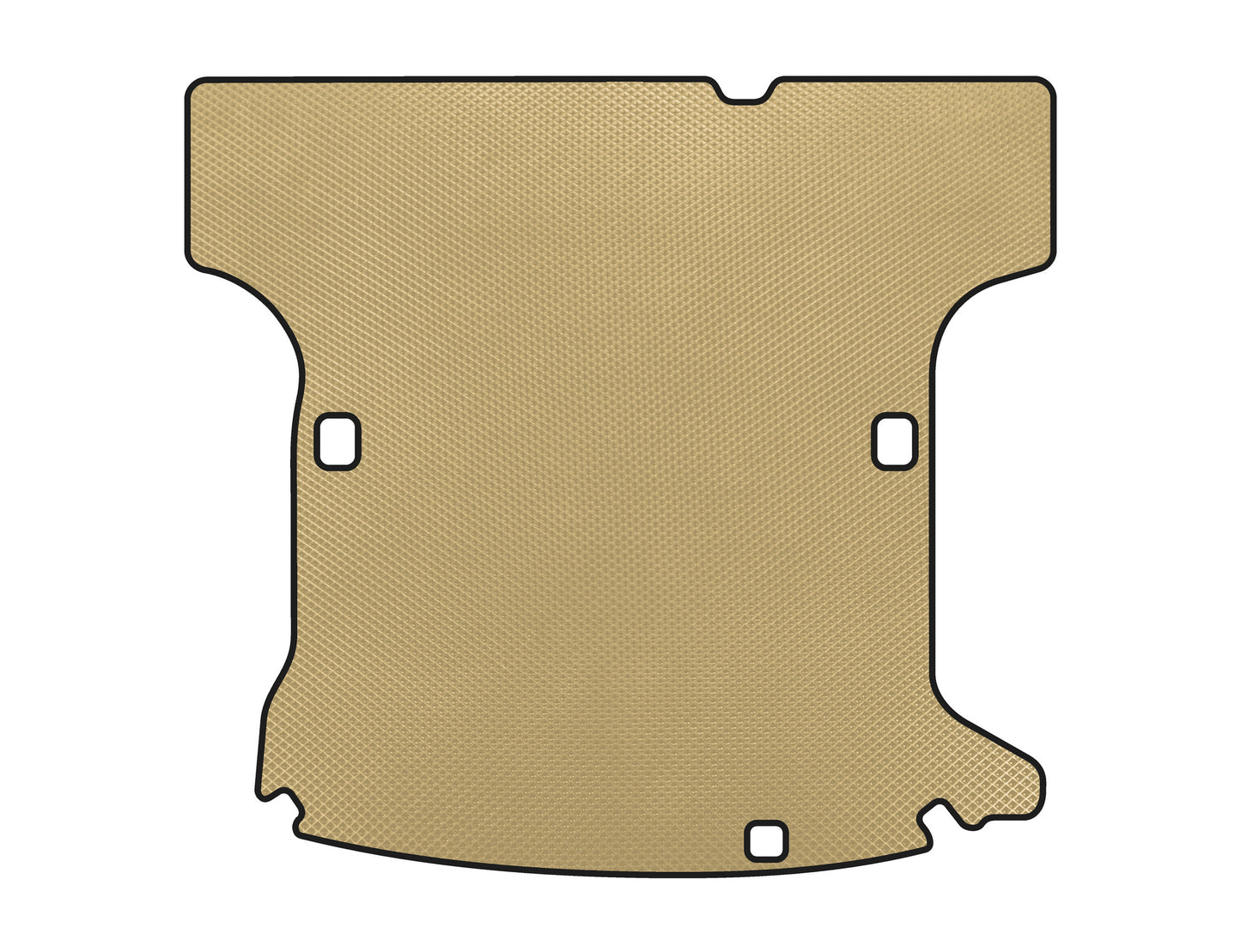 Trunk Mat EVA (SW, 5-Seater/Manual, Pre-Facelift, Beige) for Dacia Logan I 2005-2008 - image 1