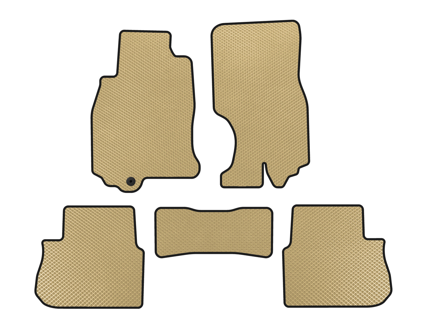 EVA Floor Mats (Beige) for Infiniti FX 2003-2008 - image 1