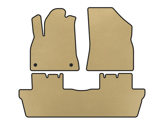EVA Floor Mats (Beige) for Peugeot 5008 2009-2016 - image 1