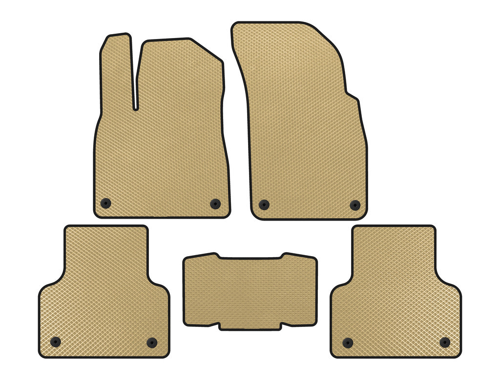 EVA Floor Mats (Beige) for Audi Q8 2018- - image 1