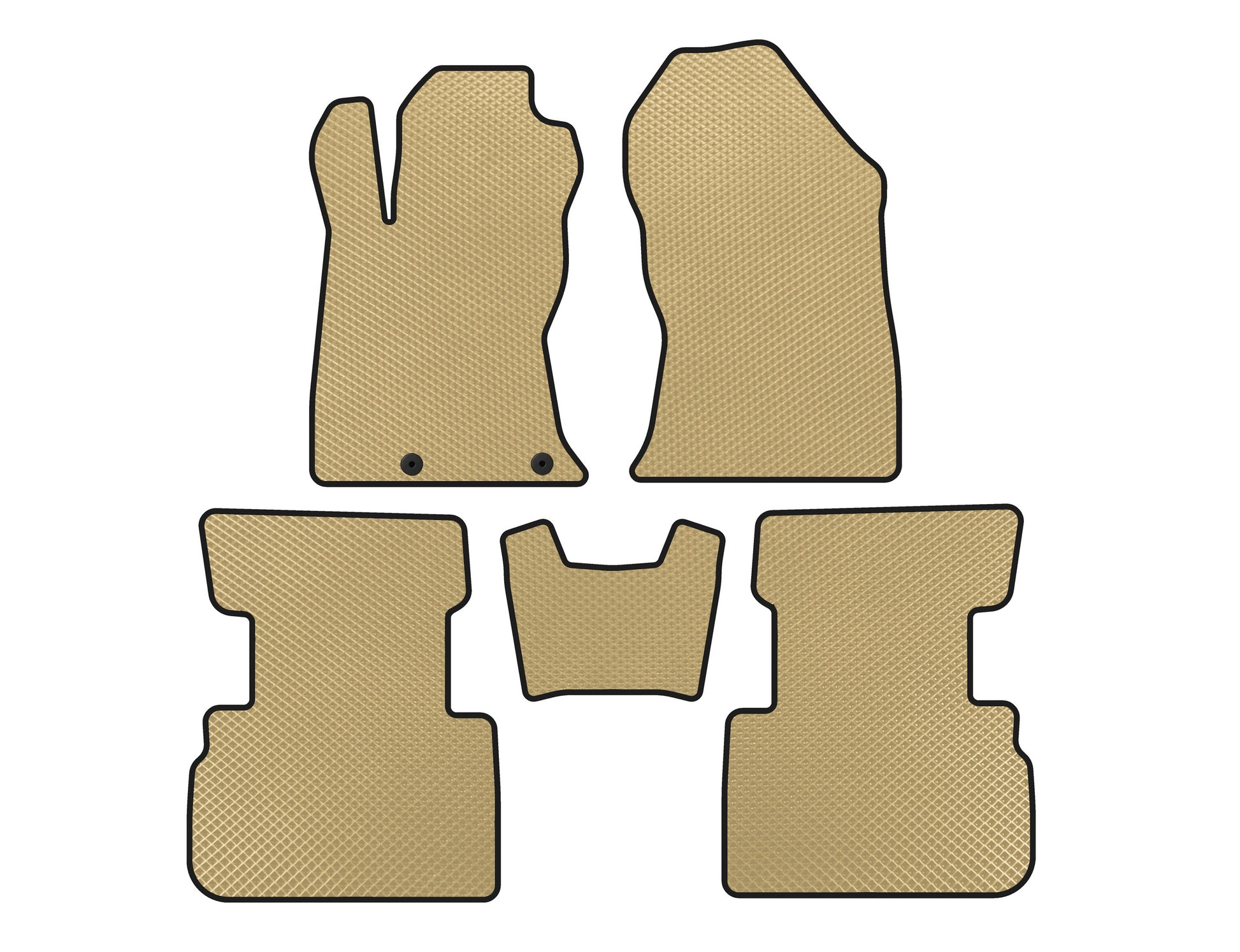 EVA Floor Mats (Beige) for Subaru Forester 2018-2024 - image 1