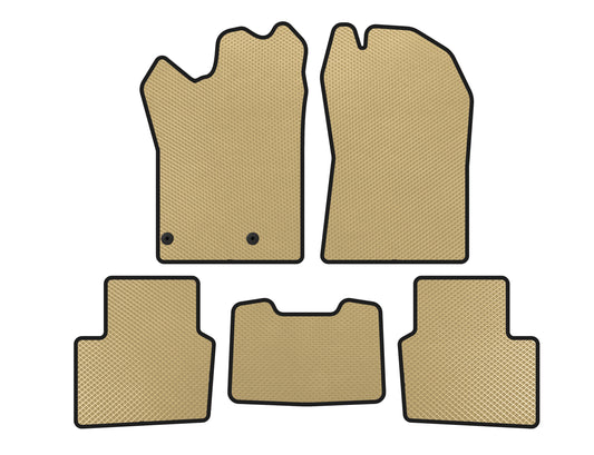 EVA Floor Mats (Hybrid, Beige) for Nissan Qashqai 2021- - image 1