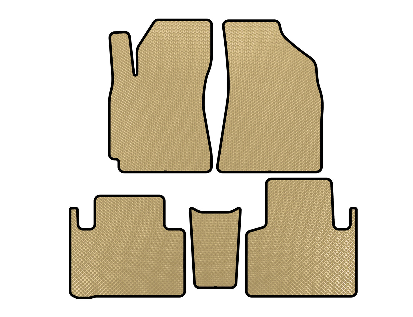 EVA Floor Mats (Beige) for Geely Emgrand X7 2011- - image 1