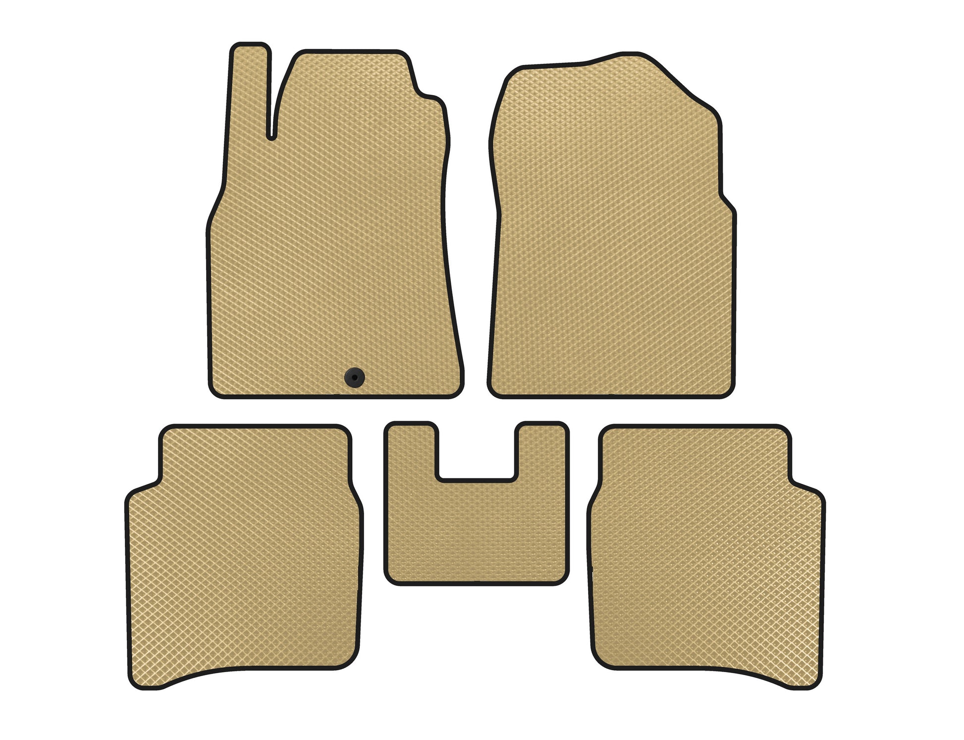 EVA Floor Mats (SD, Beige) for Nissan Primera P12 2002-2007 - image 1