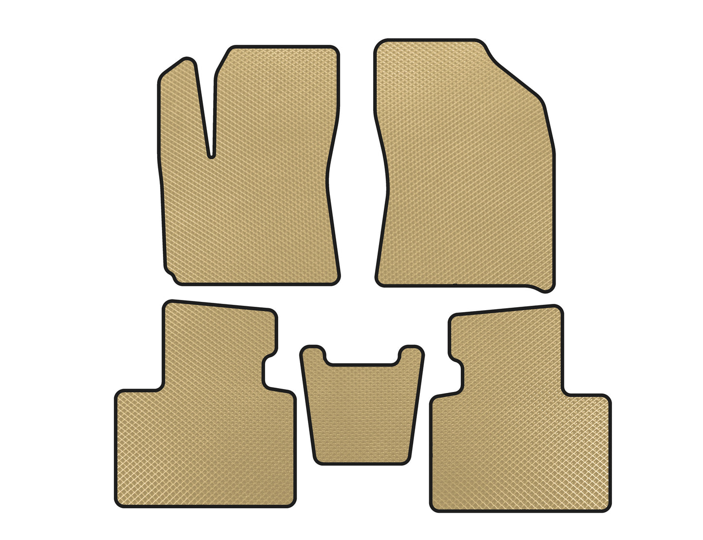 EVA Floor Mats (Beige) for FAW X40 2016-2021 - image 1