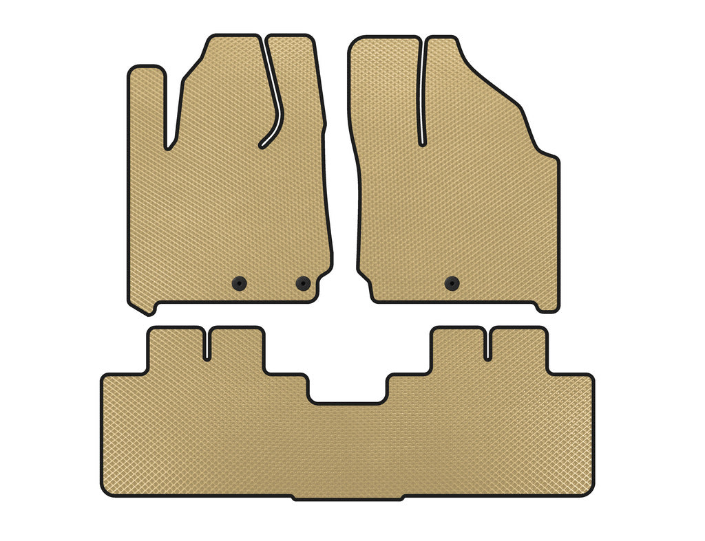 EVA Floor Mats (Beige) for Cadillac SRX 2010-2016 - image 1