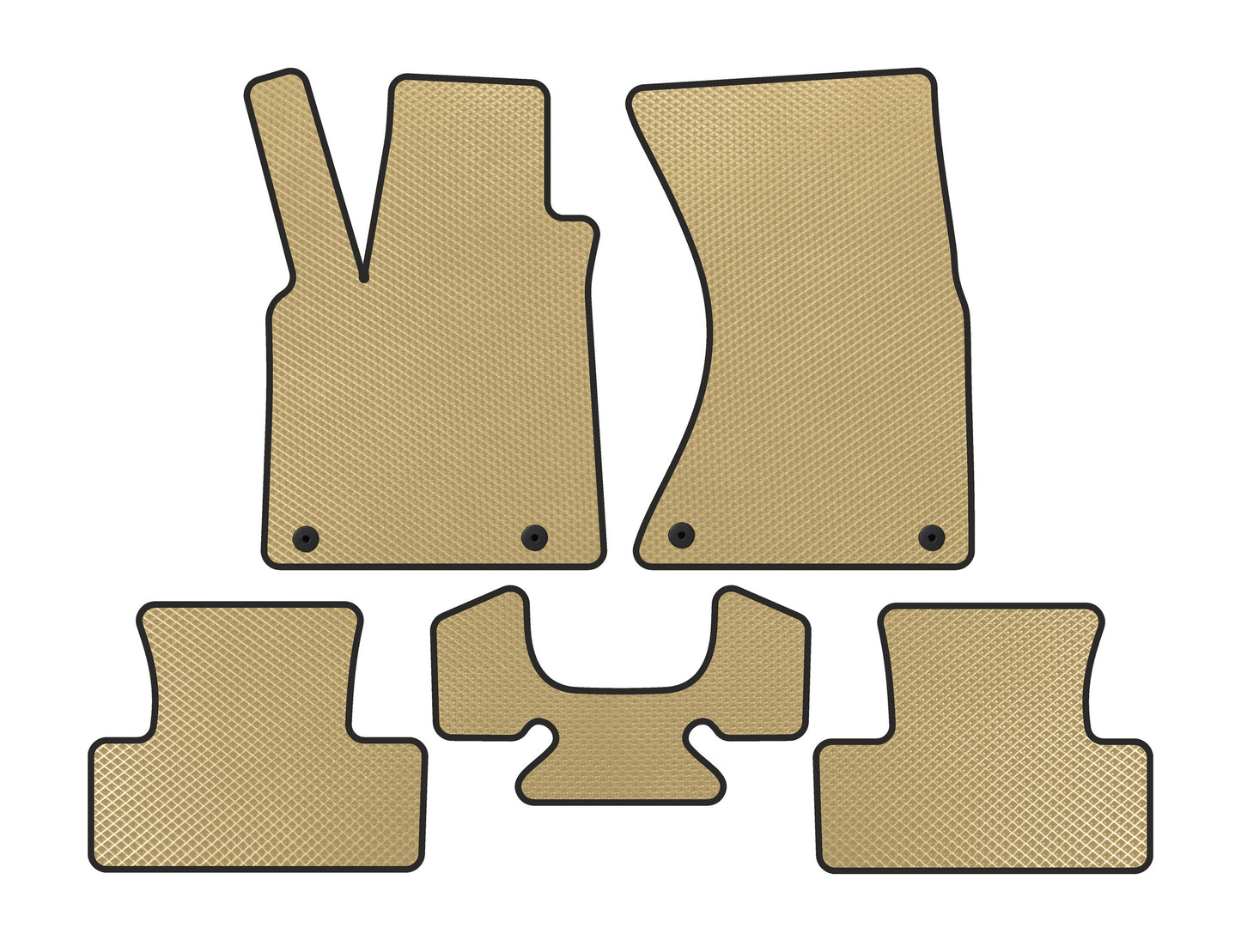 EVA Floor Mats (2008-2012, Beige) for Audi Q5 2008-2017 - image 1