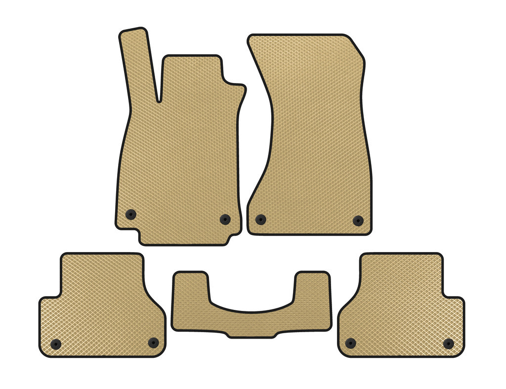 EVA floor mats V1 (Sedan, Beige) for Audi A5 2016-2025 - image 1