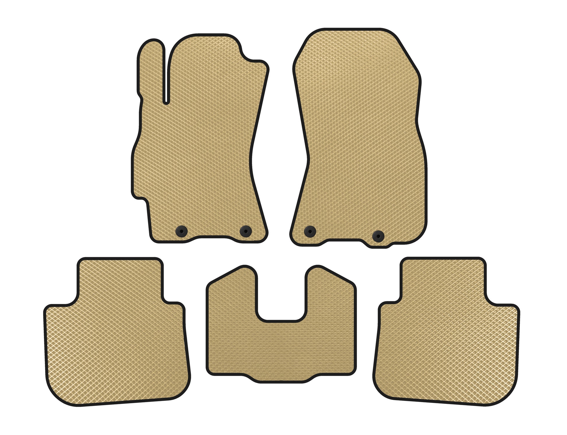 EVA Floor Mats (Beige) for Subaru Outback 2009-2014 - image 1