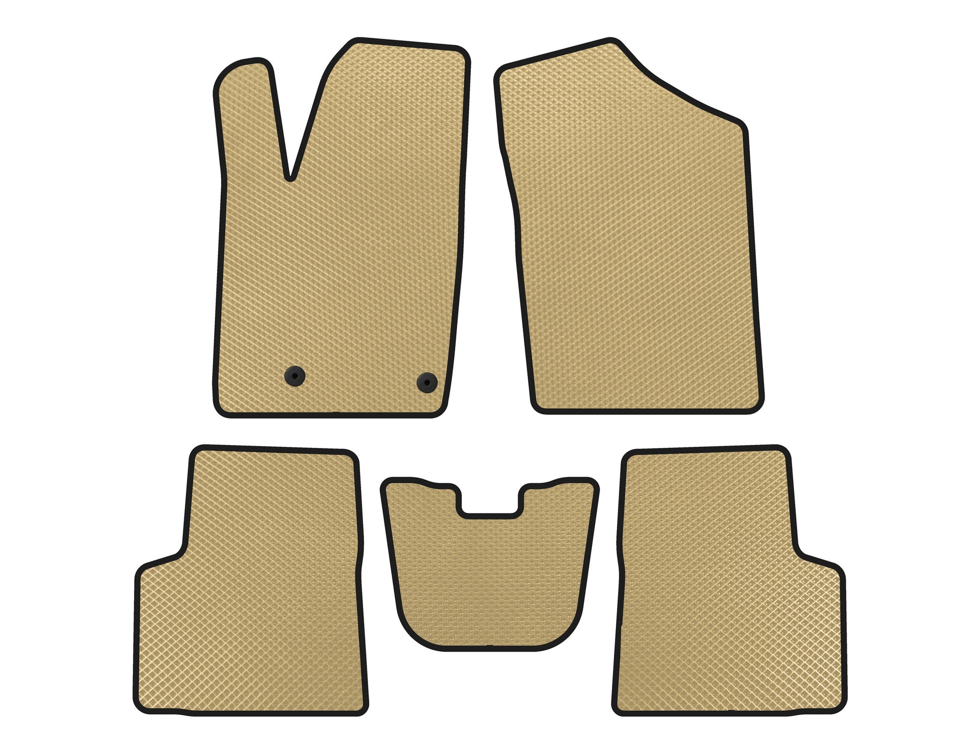 EVA Floor Mats (Beige) for Peugeot Partner 1996-2008 - image 1